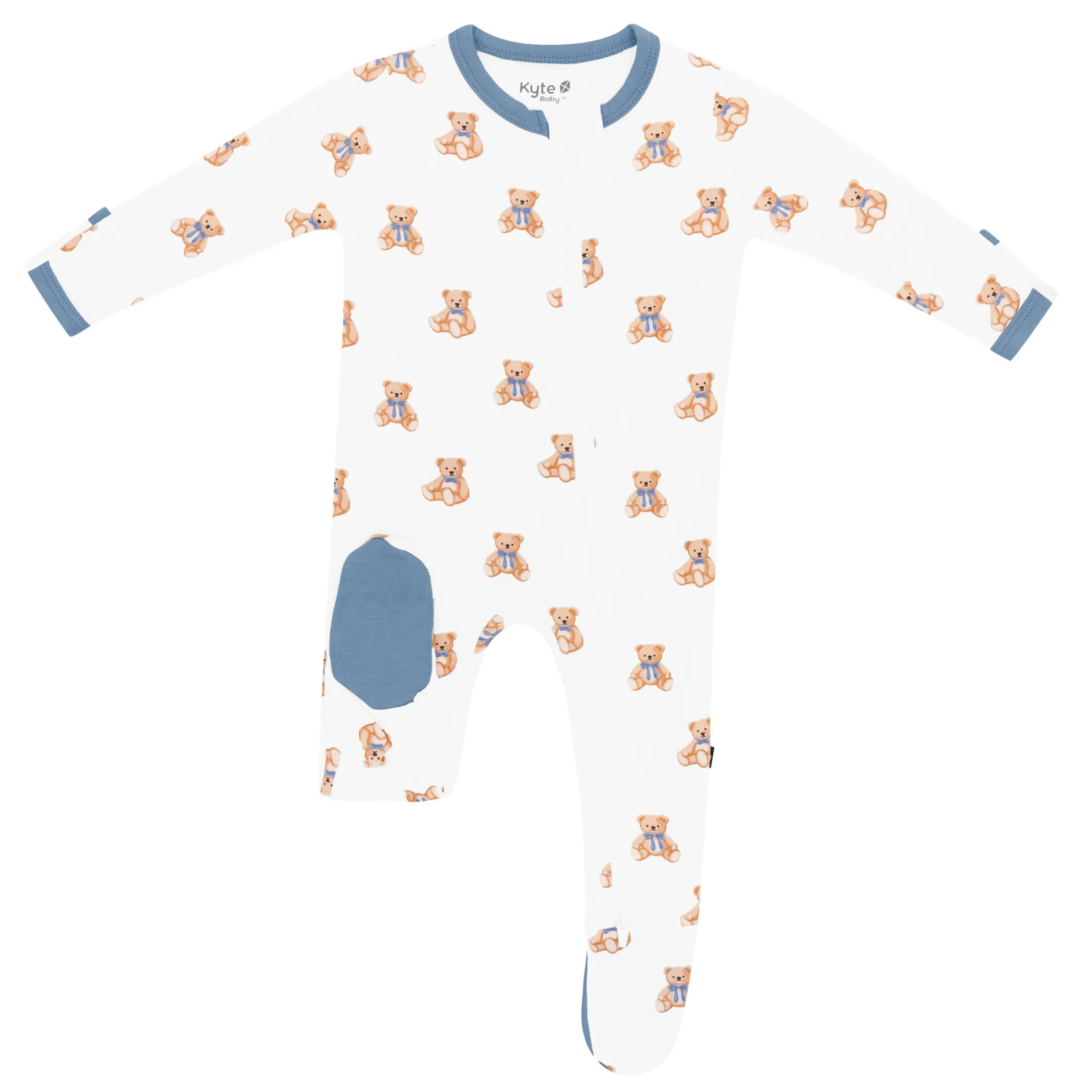 Kyte Baby Zippered Footie in Teddy Bear New