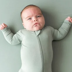 Kyte Baby Zippered Footie in Thyme Outlet