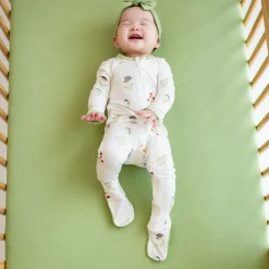 Kyte Baby Zippered Footie in Wildflower