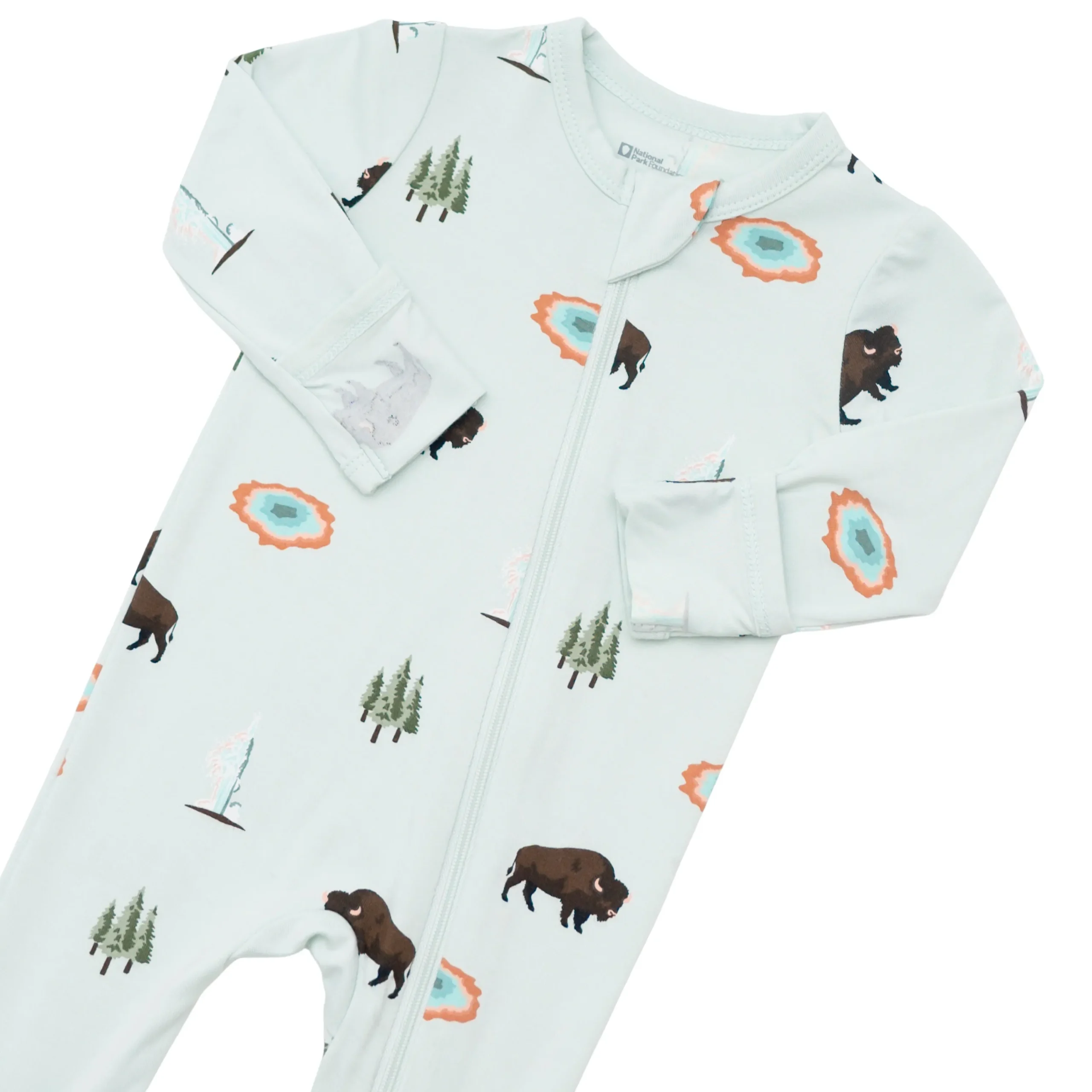 Kyte Baby Zippered Footie in Yellowstone Clearance