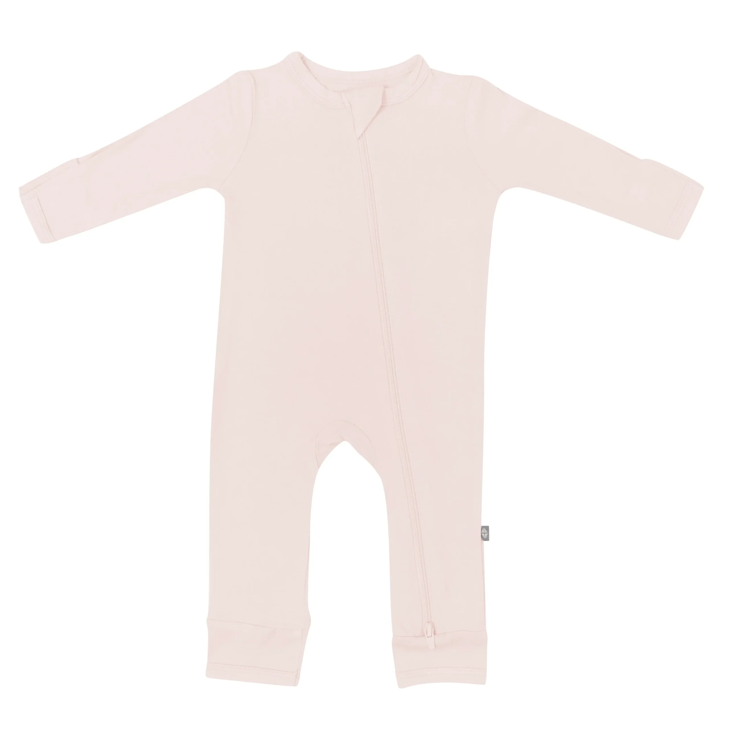 Kyte Baby Zippered Romper in Blush Discount