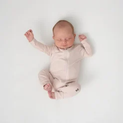 Kyte Baby Zippered Romper in Blush Discount
