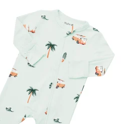 Kyte Baby Zippered Romper in Dew Surf