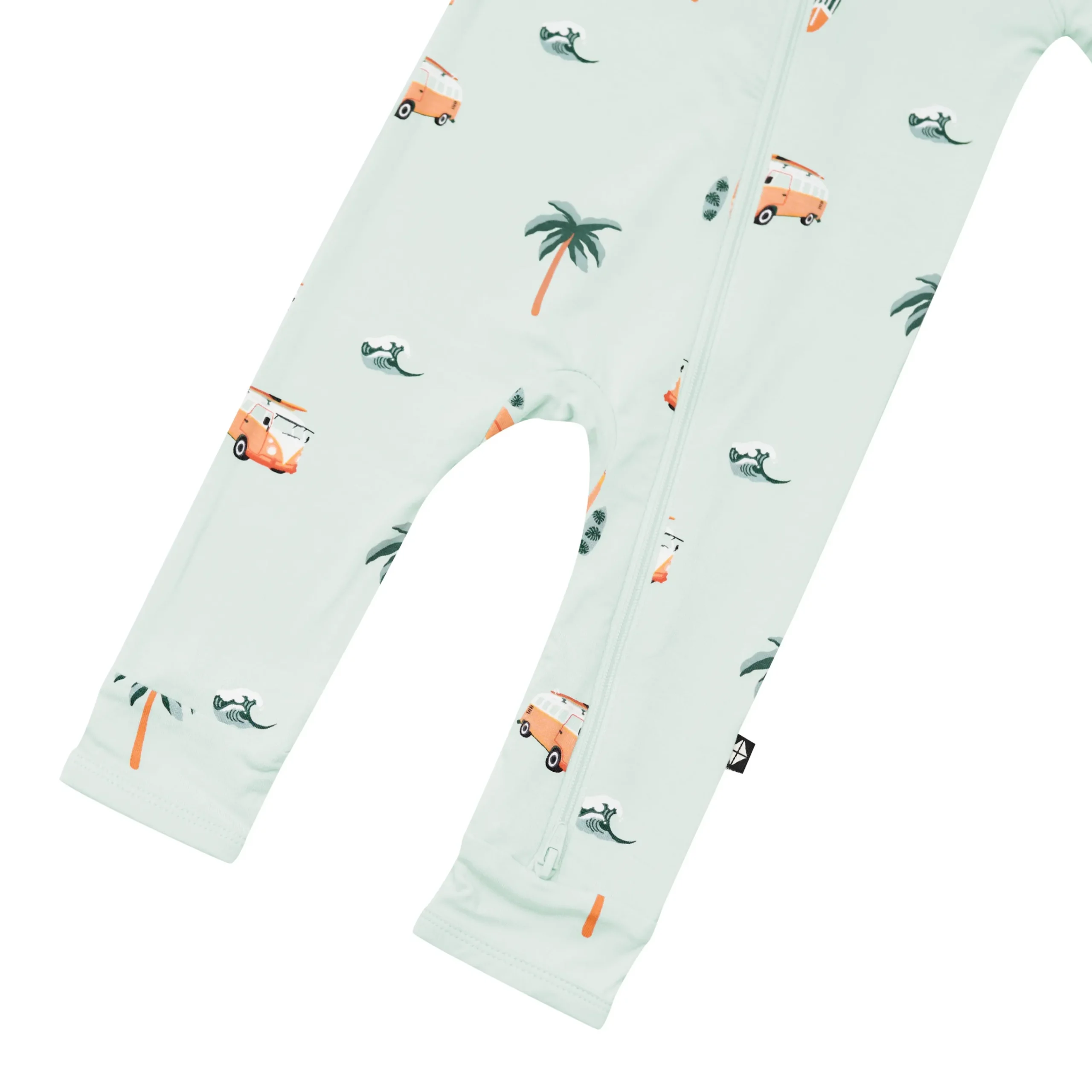 Kyte Baby Zippered Romper in Dew Surf