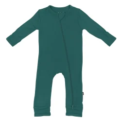 Kyte Baby Zippered Romper in Emerald Discount