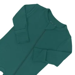 Kyte Baby Zippered Romper in Emerald Discount