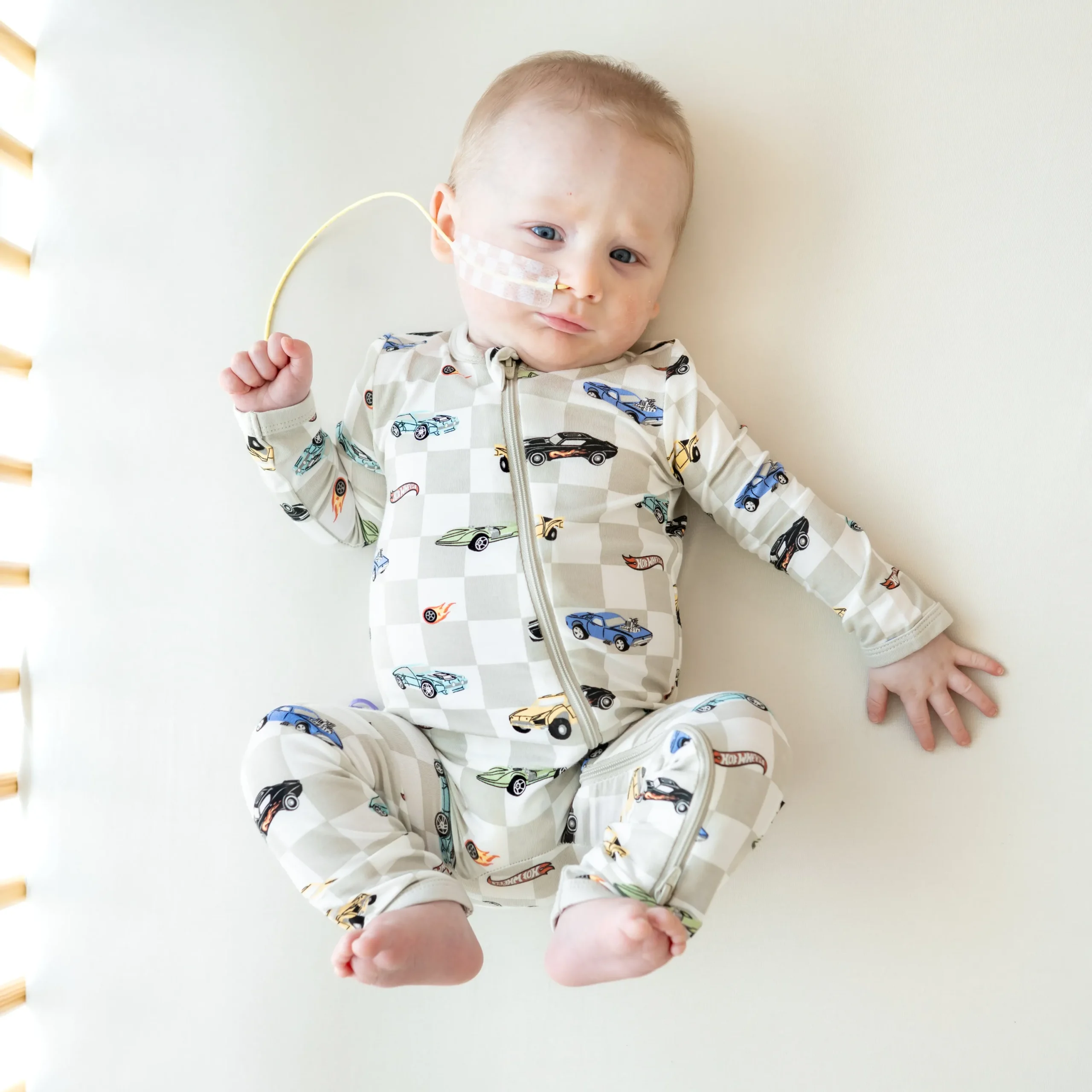 Kyte Baby Zippered Romper in Fast and Fierce