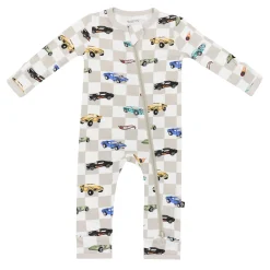 Kyte Baby Zippered Romper in Fast and Fierce