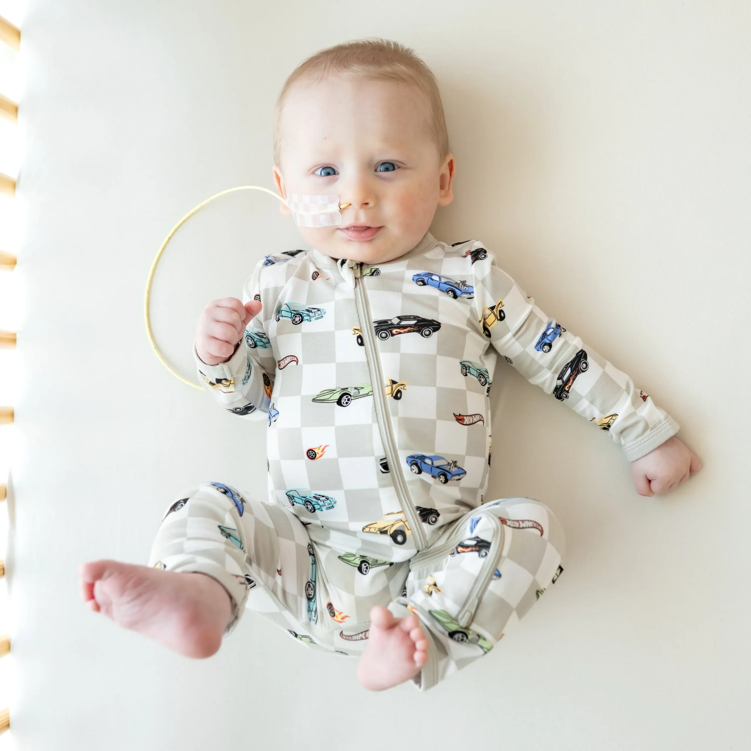 Kyte Baby Zippered Romper in Fast and Fierce