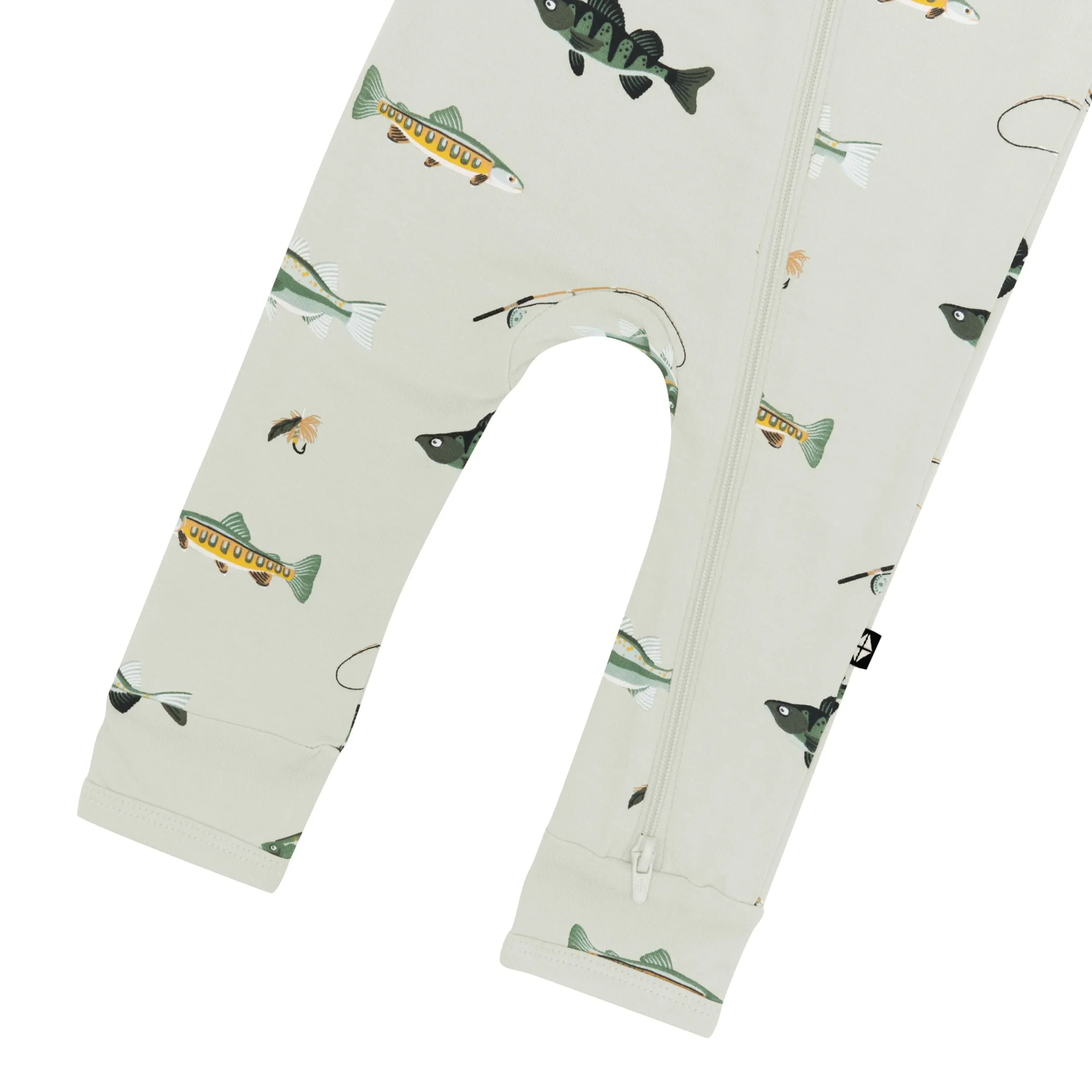Kyte Baby Zippered Romper in Fishing Hot