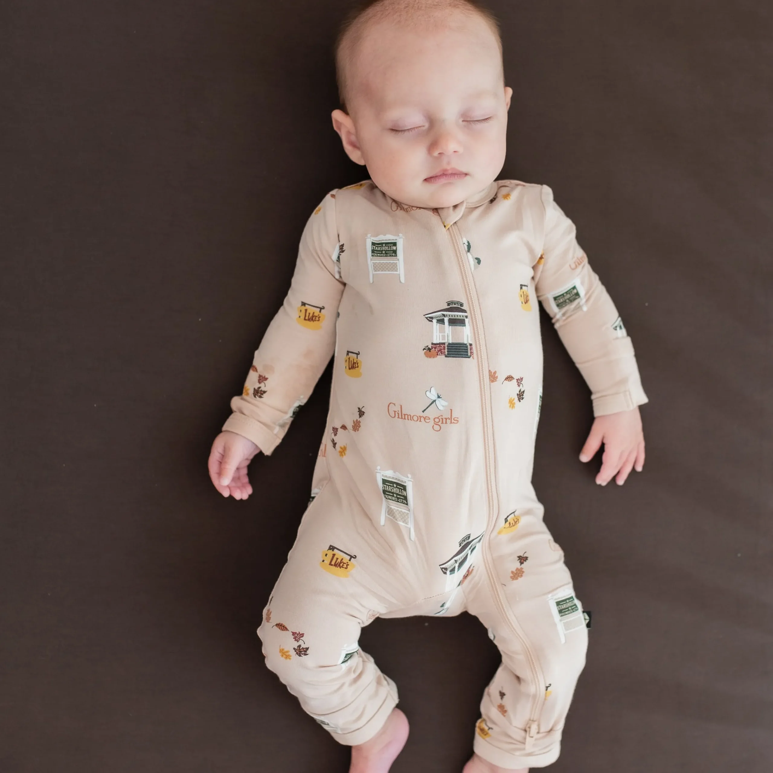 Kyte Baby Zippered Romper in Gilmore Girls Best