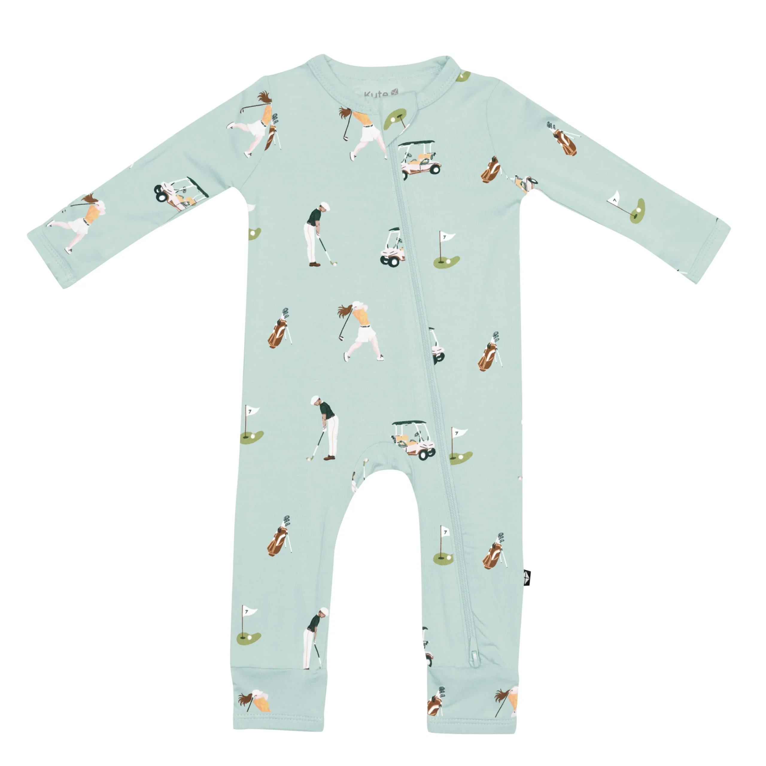 Kyte Baby Zippered Romper in Golf Discount