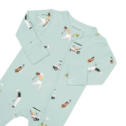 Kyte Baby Zippered Romper in Golf Discount