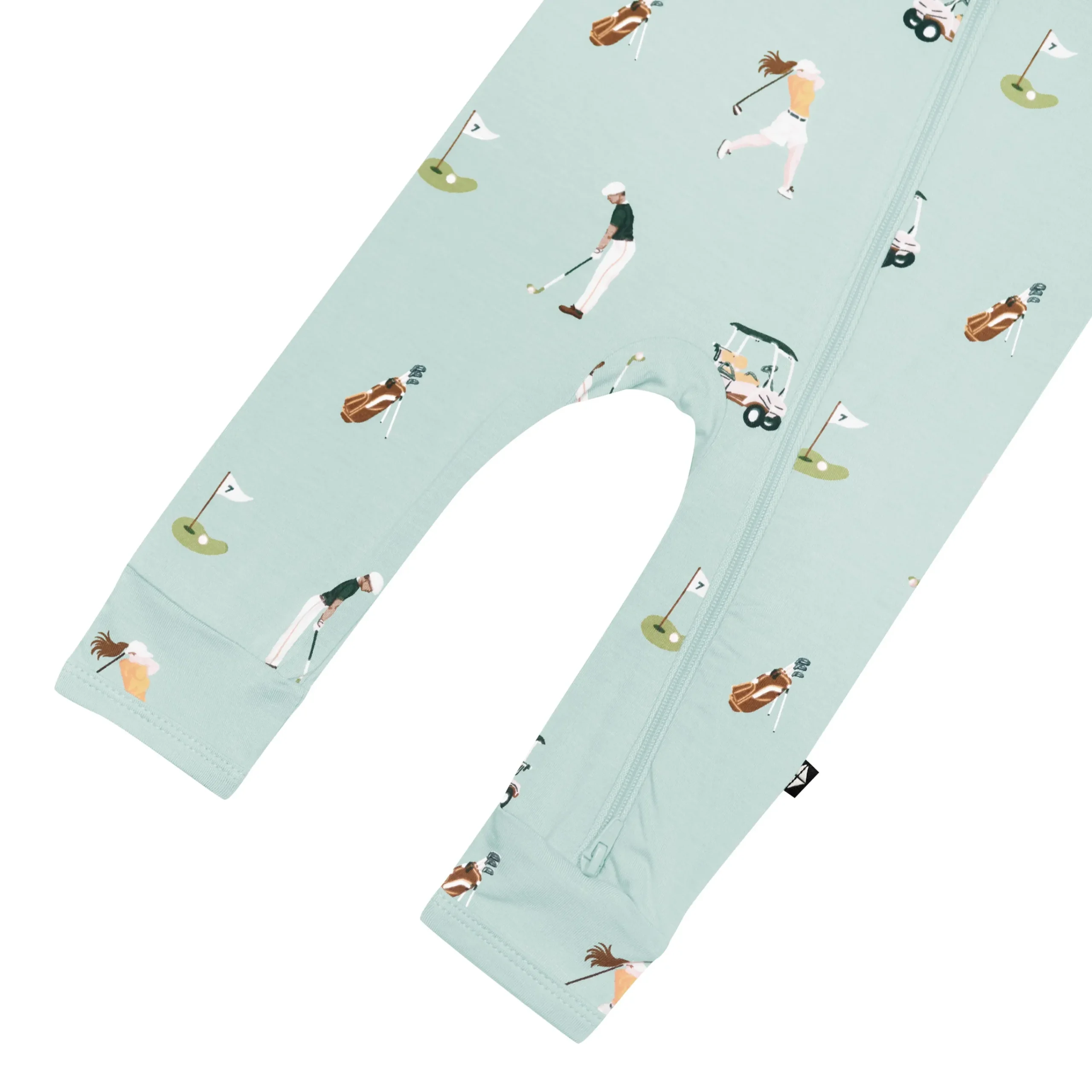 Kyte Baby Zippered Romper in Golf Discount