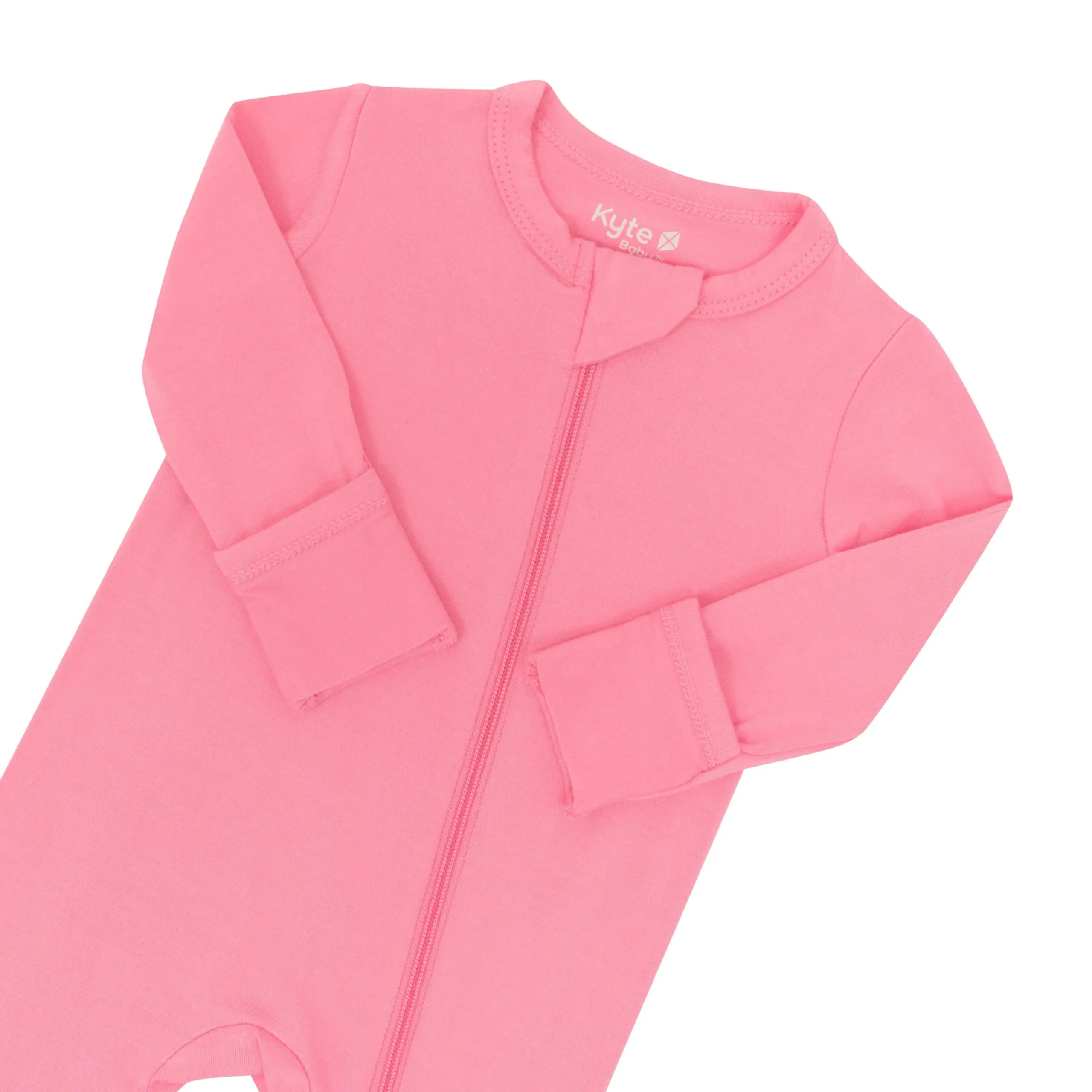 Kyte Baby Zippered Romper in Guava Online