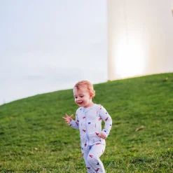 Kyte Baby Zippered Romper in Harbor Best