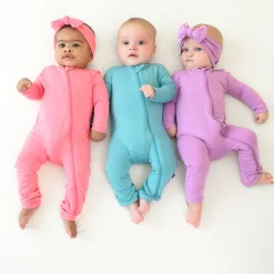 Kyte Baby Zippered Romper in Makai Discount