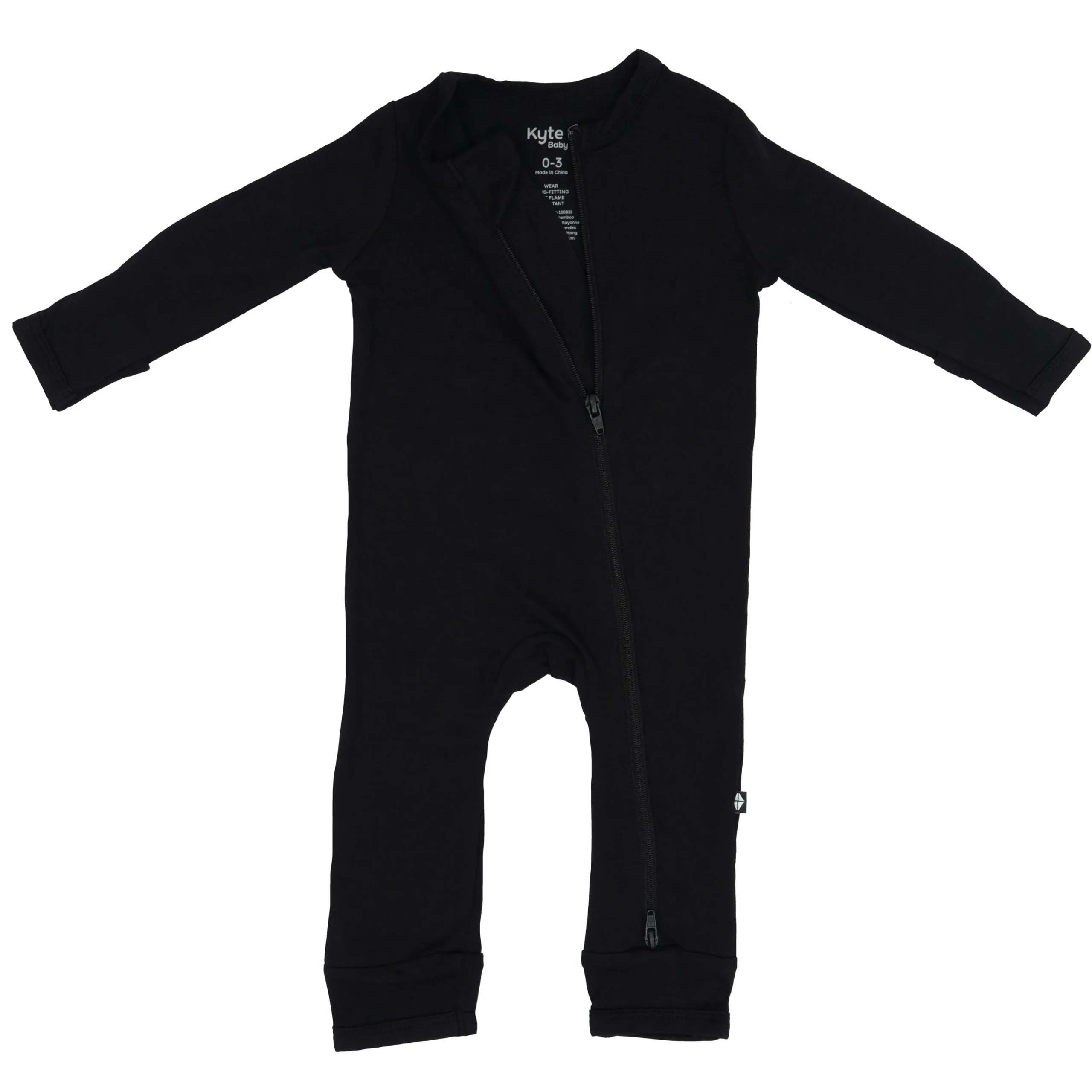 Kyte Baby Zippered Romper in Midnight Clearance