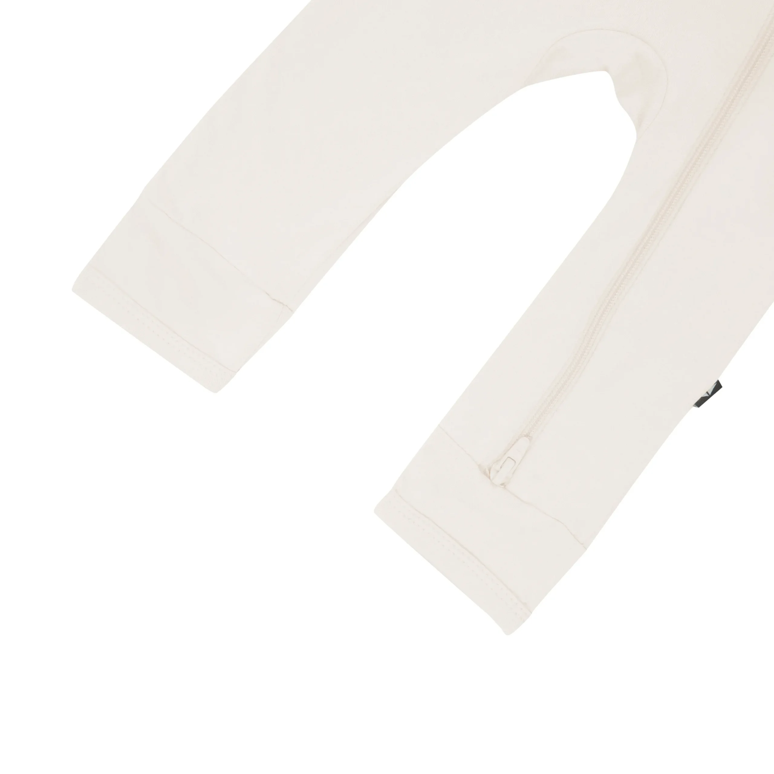 Kyte Baby Zippered Romper in Oat Outlet