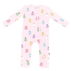 Kyte Baby Zippered Romper in Pastel Ghost Clearance
