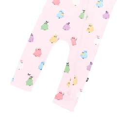 Kyte Baby Zippered Romper in Pastel Ghost Clearance