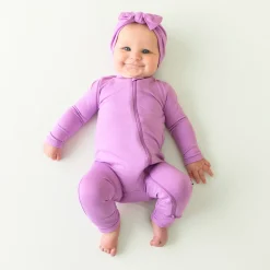 Kyte Baby Zippered Romper in Poi Hot