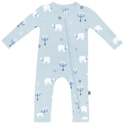 Kyte Baby Zippered Romper in Polar Lights Online