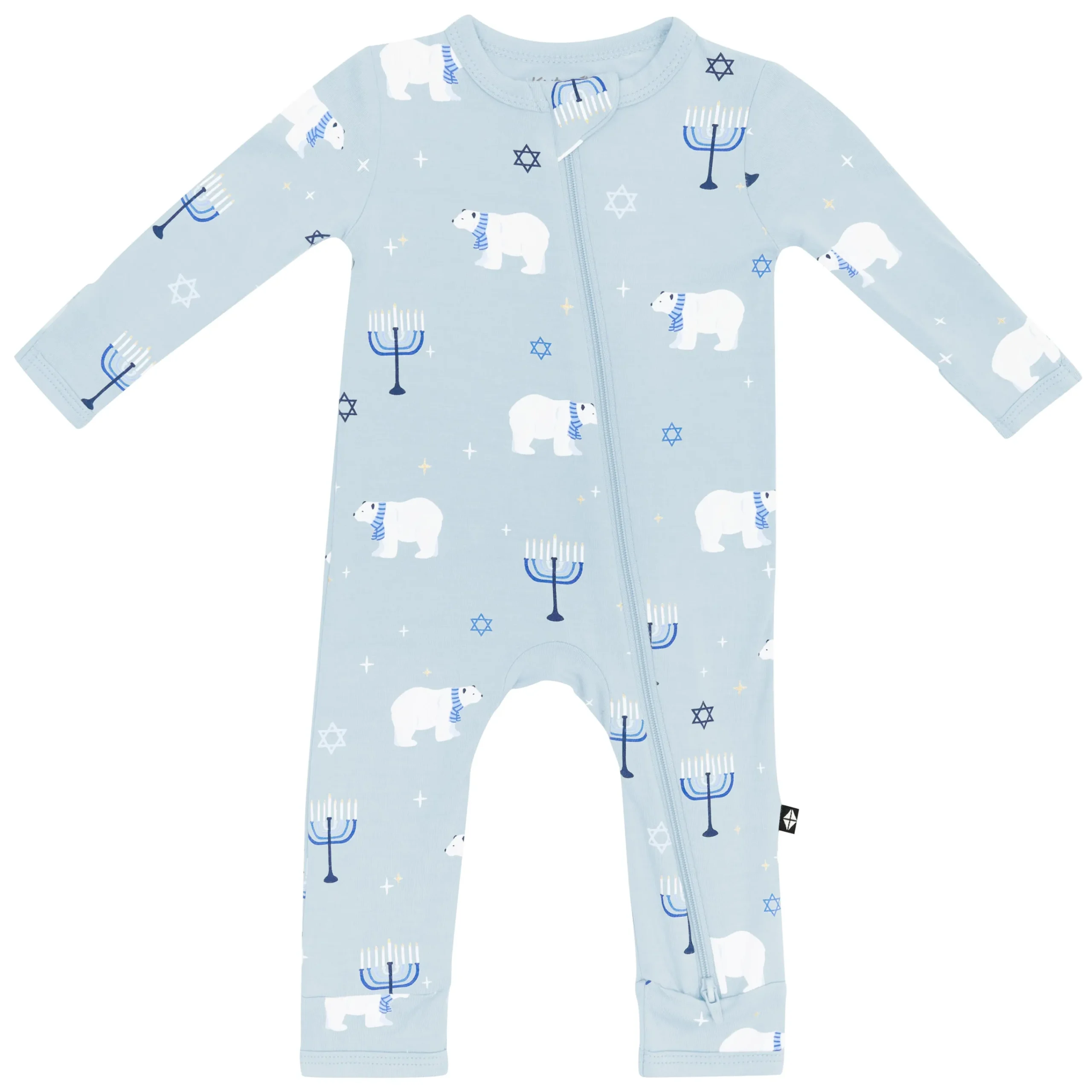 Kyte Baby Zippered Romper in Polar Lights Online