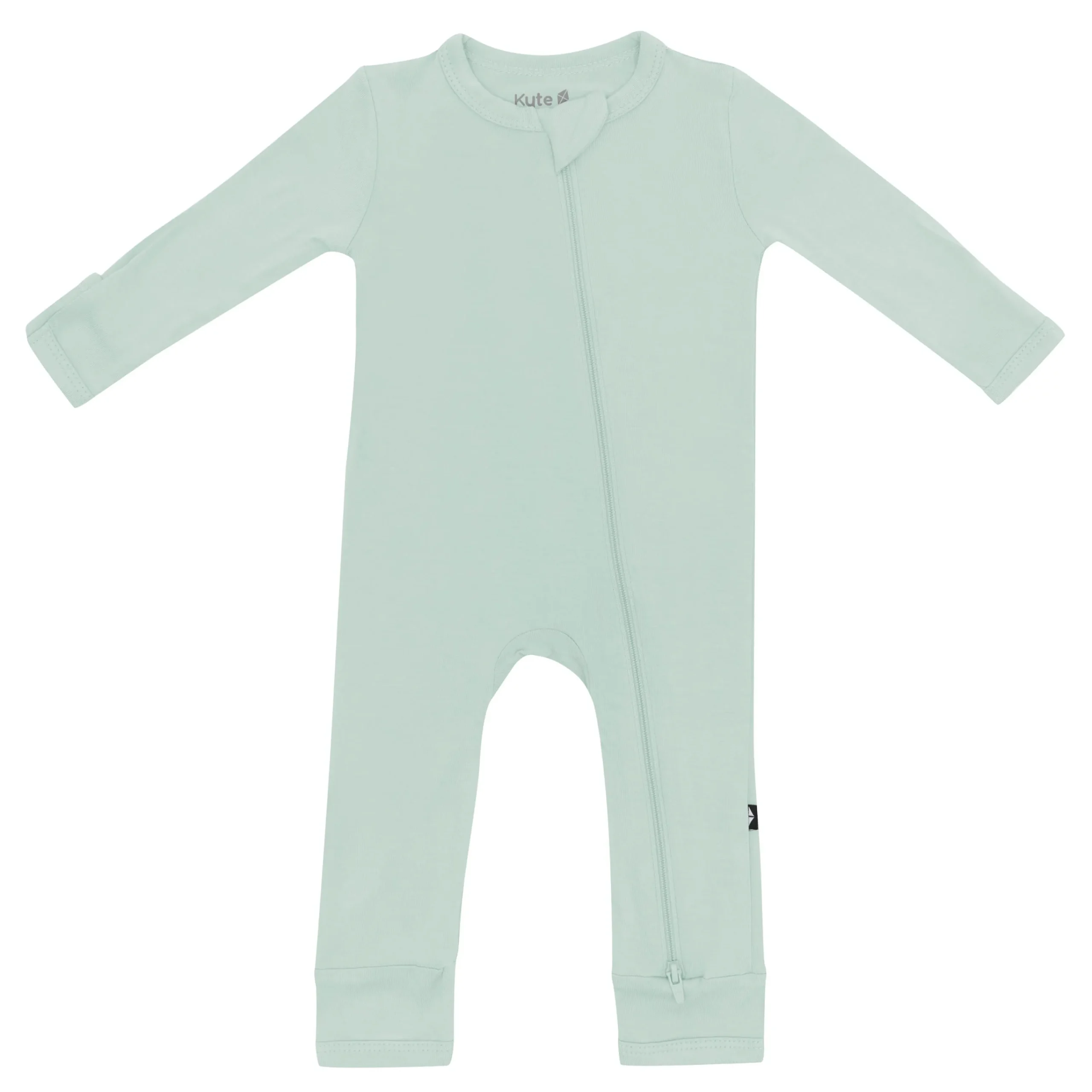 Kyte Baby Zippered Romper in Sage Hot