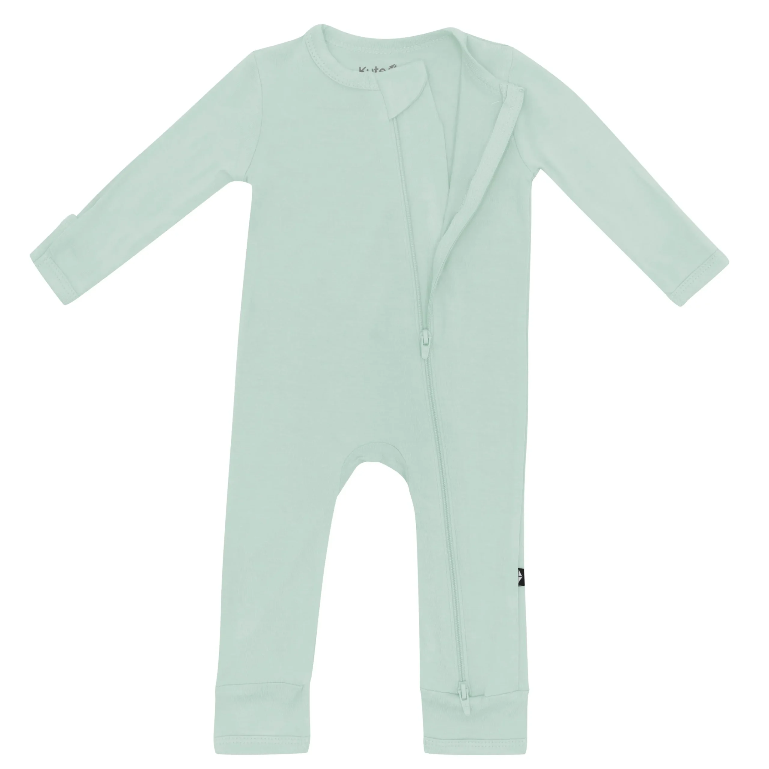 Kyte Baby Zippered Romper in Sage Hot