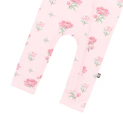 Kyte Baby Zippered Romper in Sakura Peony Hot