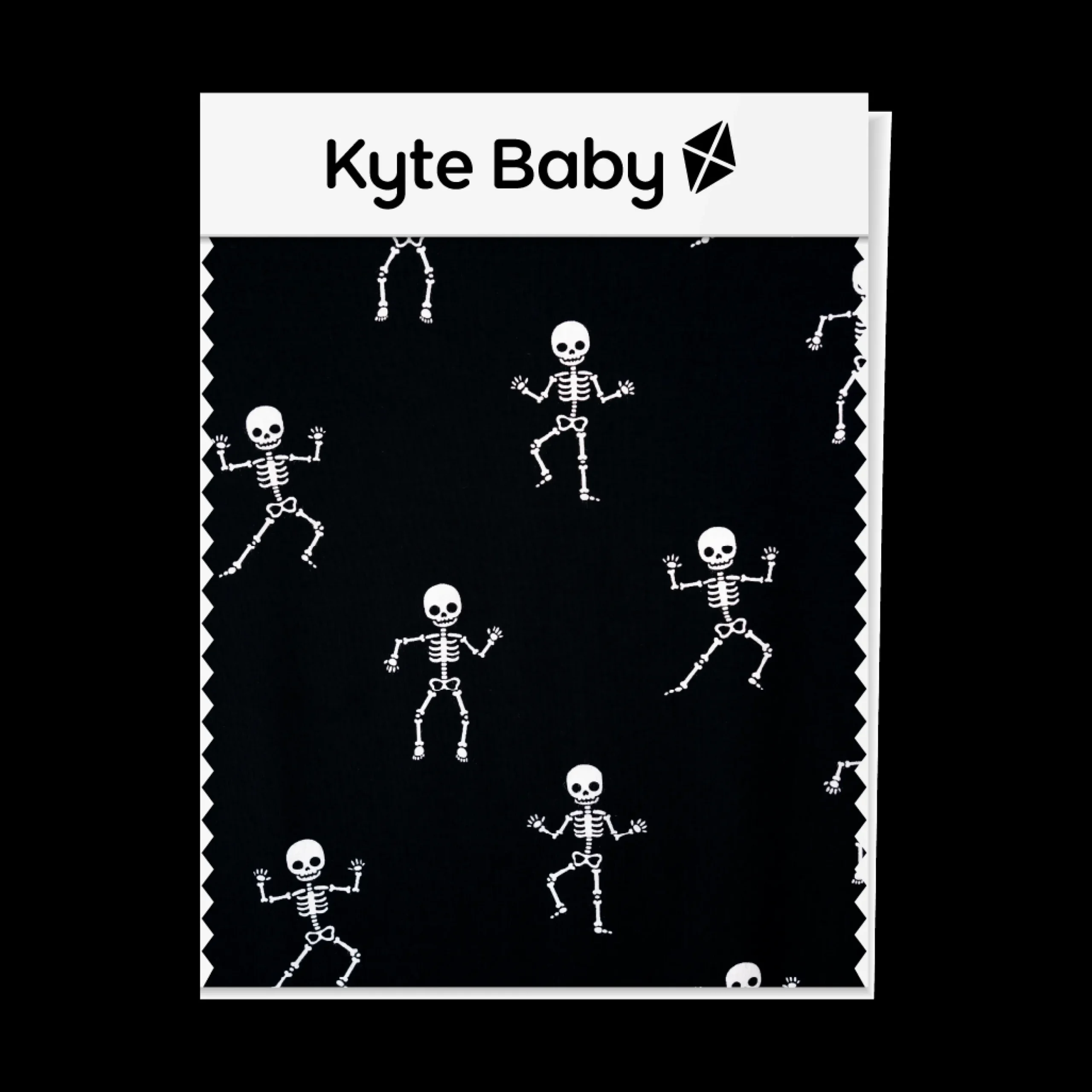Kyte Baby Zippered Romper in Skeleton Best