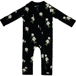 Kyte Baby Zippered Romper in Small Midnight Magnolia Outlet
