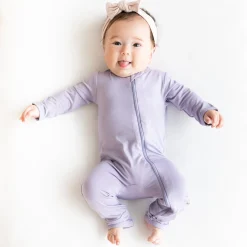 Kyte Baby Zippered Romper in Taro Sale
