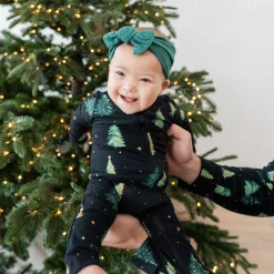 Kyte Baby Zippered Romper in Twinkle Tree Outlet