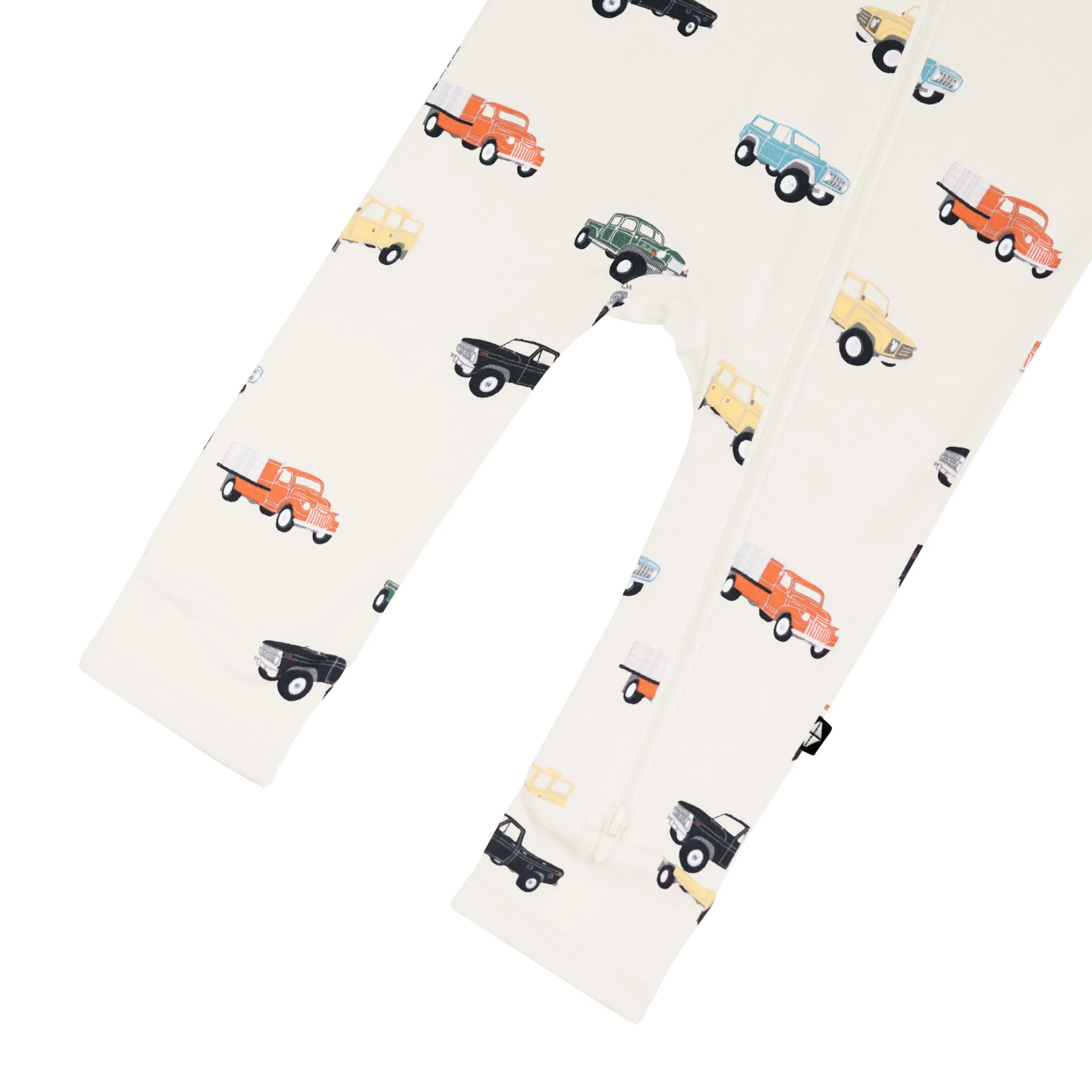 Kyte Baby Zippered Romper in Vintage Truck Clearance