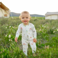 Kyte Baby Zippered Romper in Wildflower Sale