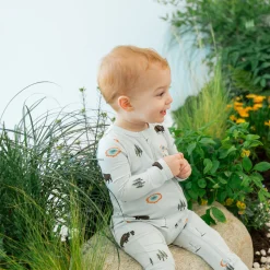 Kyte Baby Zippered Romper in Yellowstone Clearance