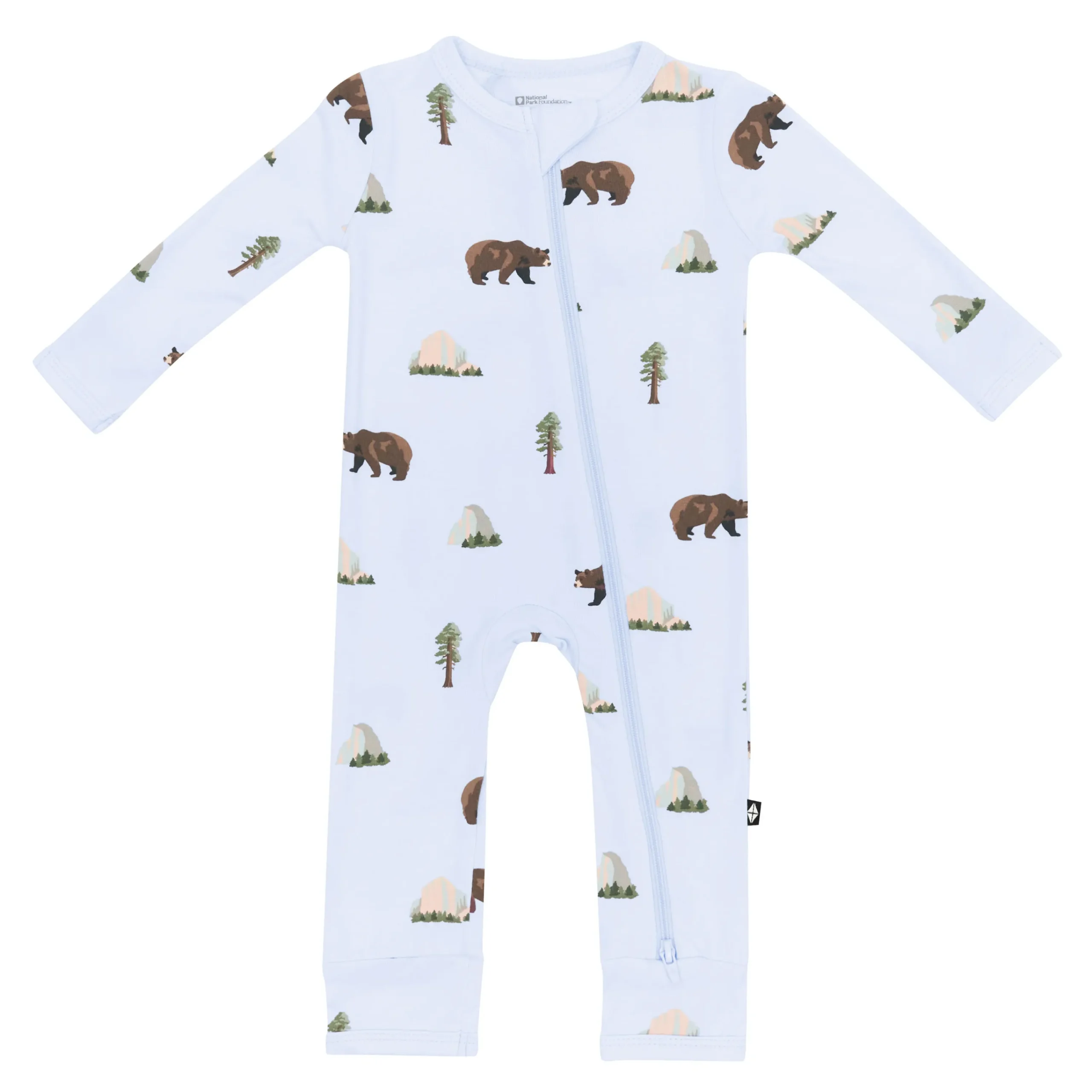 Kyte Baby Zippered Romper in Yosemite Clearance