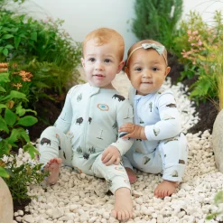 Kyte Baby Zippered Romper in Yosemite Clearance