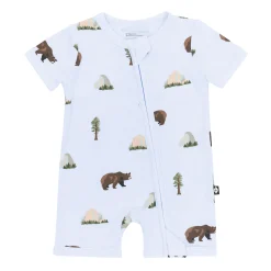 Kyte Baby Zippered Shortall Romper in Yosemite