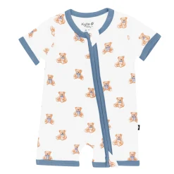 Kyte Baby Zippered Shortall Romper in Teddy Bear Online