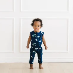 Kyte Baby Zippered Sleeveless Romper in Humpback