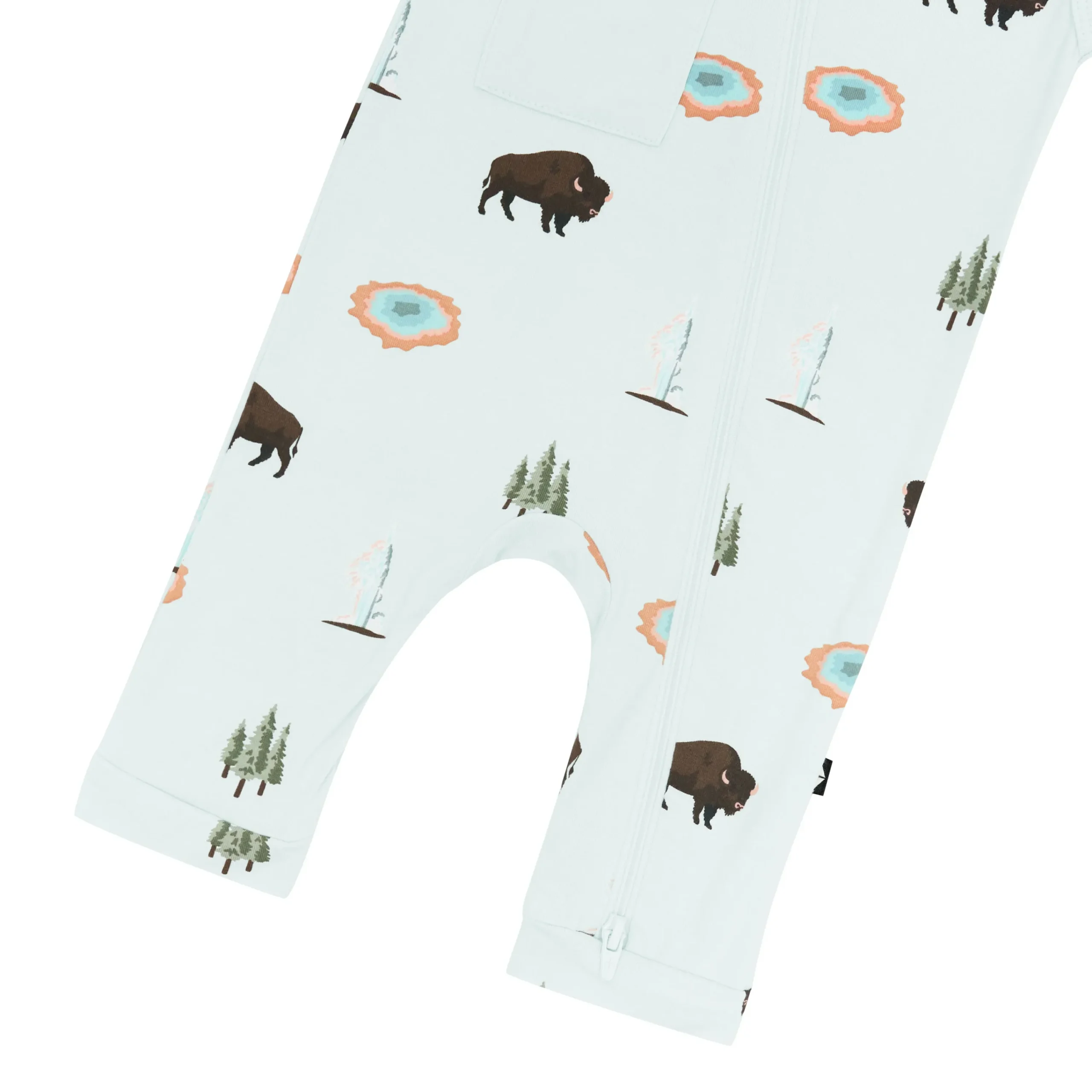 Kyte Baby Zippered Sleeveless Romper in Yellowstone New