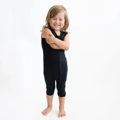 Kyte Baby Zippered Sleeveless Romper in Midnight Clearance