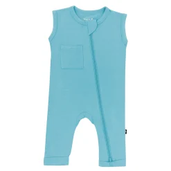 Kyte Baby Zippered Sleeveless Romper in Makai Hot