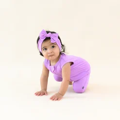 Kyte Baby Zippered Sleeveless Romper in Poi